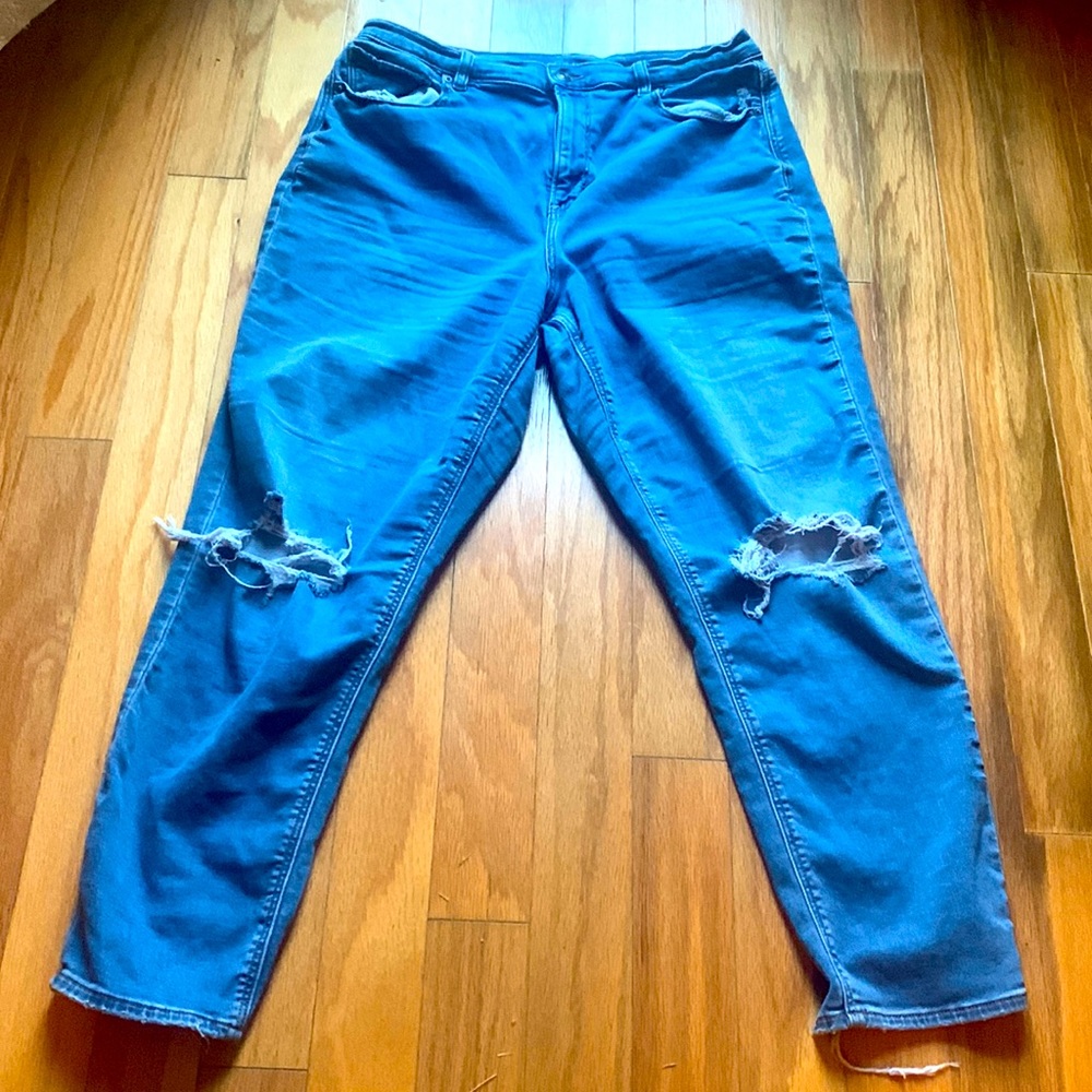 American Eagle Soft Knit distressed jeans
